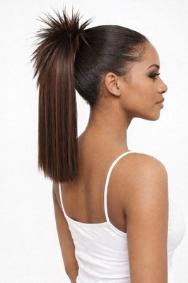 Biba Platinum Straight Drawstring Ponytail Hair Extension Synthetic F4/30 14in