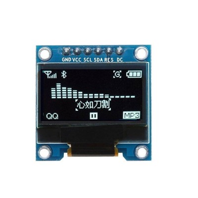 0.96'' 6Pin 12864 SPI&IIC I2C White OLED Display Module For *yt