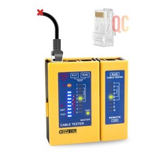 1 PC QC Network Cable Tester RJ45 Ethernet Cat8/7/6 Continuity POE Tester