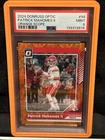 2024 Donruss Optic Patrick Mahomes #94 Orange Scope JERSEY MATCH #15/79 PSA 9 🔥