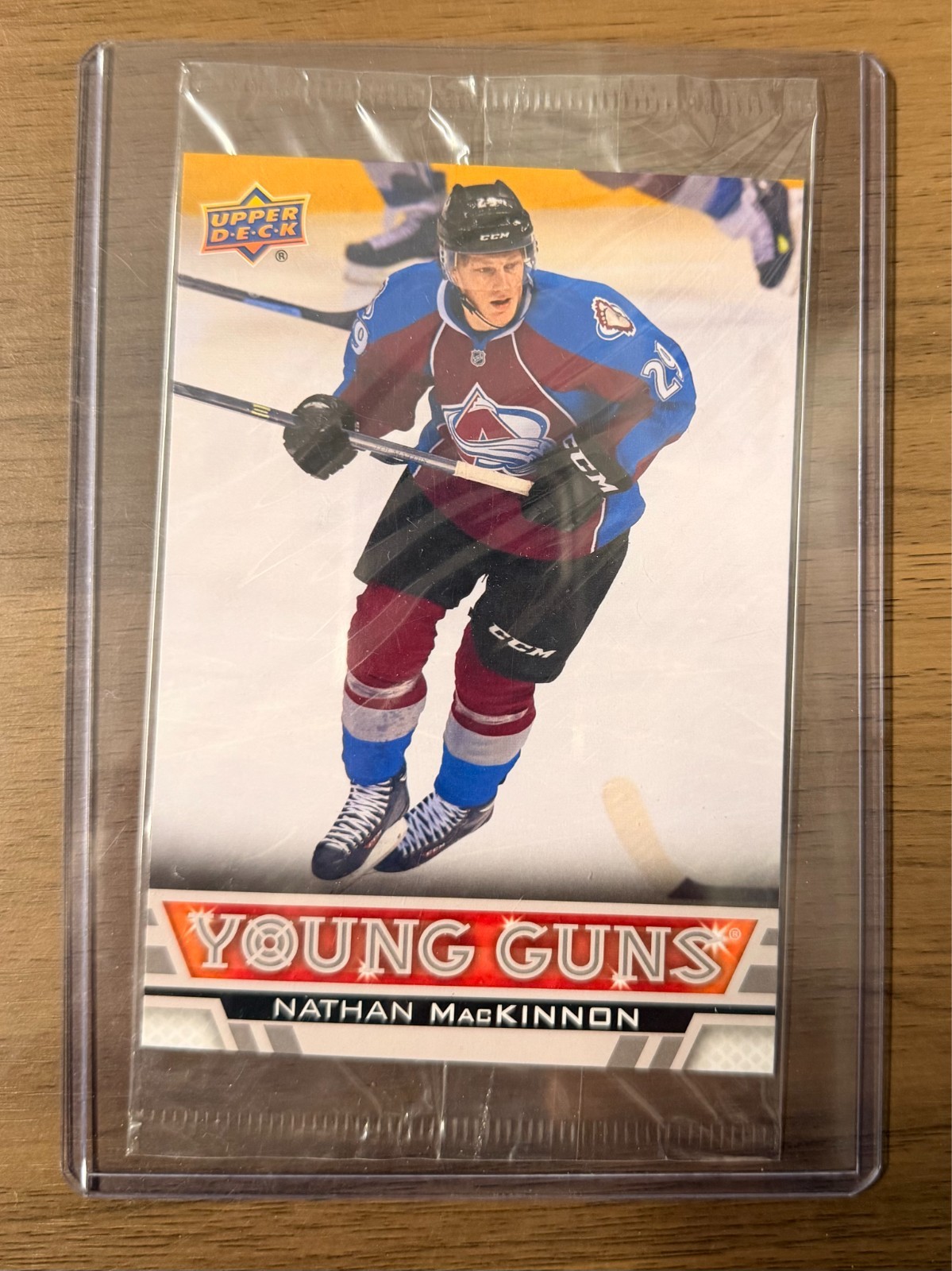 2013-14 Upper Deck Young Guns Rookie Oversized #238 Nathan MacKinnon Colorado YG