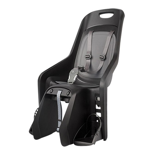 Portabebè AR su portapacchi Polisport Bubbly Maxi CFS nero con cuscino grigio 2