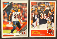 Shawn Williams Cincinnati Bengals lot of 2 Cards