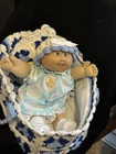 Cabbage Patch Preemie With Handmade Bassinet