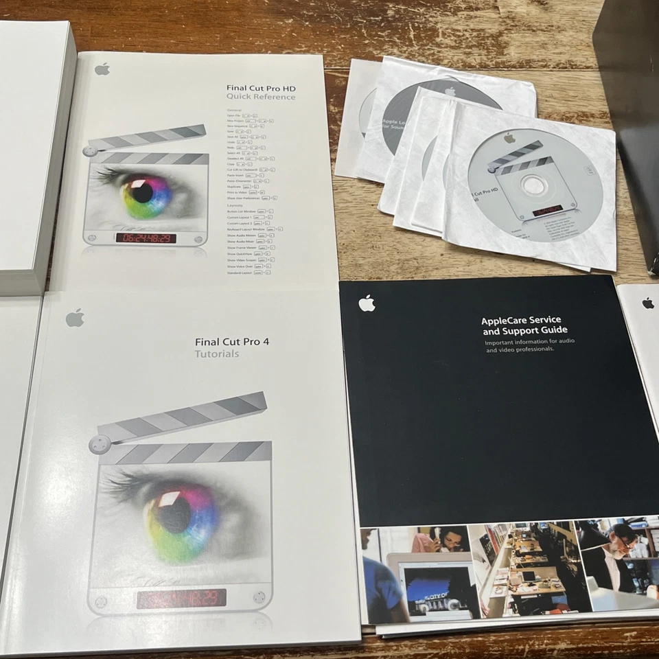 Apple Final Cut Pro 4 HD Academic Studio Software & Manuals Set In Box - Image 4 of 4