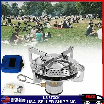 Portable Gas Propane Stove Outdoor Camping Butane Hiking Picnic Burner CookingUS