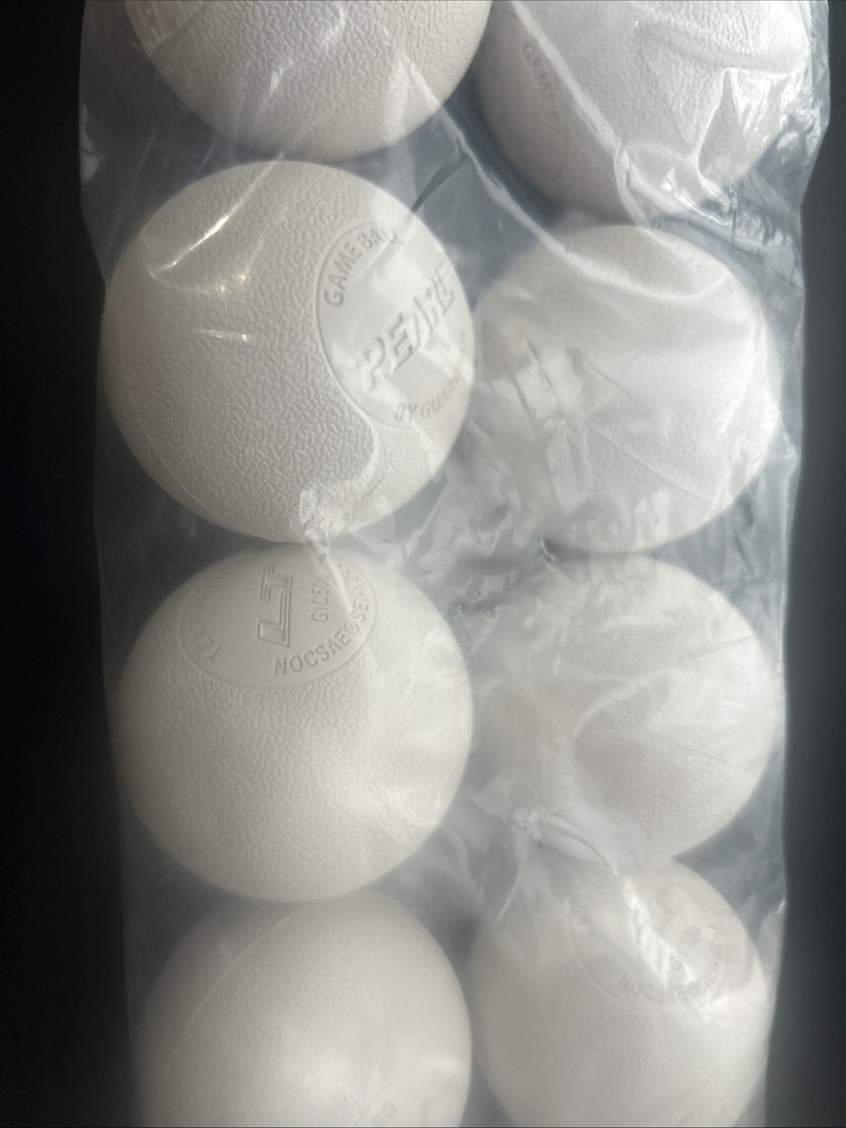 Guardian Pearl X - LT Textured Lacrosse Ball - 10 Pack, White New In Package