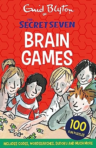 Secret Seven Brain Games 100 Puzzles Enid Blyton Paperback Childrens - Image 2