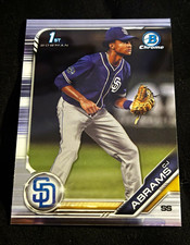 Topps 2019 Bowman Draft C.J. Abrams 1st Bowman Chrome #BDC-85 Padres QTY x7