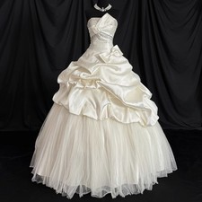 Strapless Ball Gown Quinceanera Dresses Bow with Pearl Lace-up Floor Length