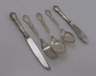 Lunt Mignonette Sterling Silver Flatware 5 Piece set