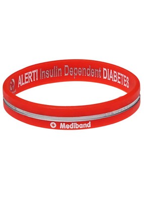 Diabetes Insulin Dependent Reversible Medical Bracelet