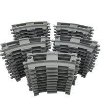 Lego® train Duplo 50 GRIS (DBG) chemin de fer voie ferrée courbe (courte)