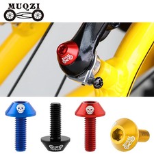 2/4pcs M6 Bike Brake Caliper Bolts 7075 Alloy MTB Road V Brake Screws