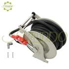 1" × 50FT Diesel Hose Reel Fuel Hose Reel with Fueling Nozzle Retractable 300PSI