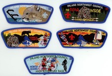 BSA - Inland Northwest Council - 2007 Numbered Camp CSP set