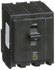 Square D QO330 30 Amp 3 Pole 240V Mini Circuit Breaker