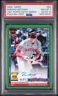 2026 TOPPS 1991 TOPPS BASEBALL AUTO GREEN ROMAN ANTHONY 46/99 PSA 8 AUTO 10