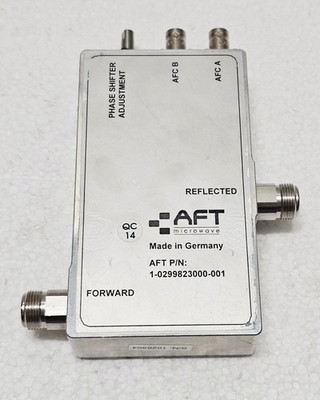 AFT MICROWAVE 1-0299823000-001 PHASE SHIFTER AUTOMATIC FREQUENCY CONTROL