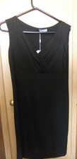 Lovely Size 14 BNWT Elite99 long black dress  & 46 cm pit to pit 91cm long
