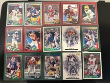 50% off! 2025 Score Football Parallels - Scorecard & Green & Red - You Pick