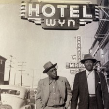 “WEST SIDE LAS VEGAS 1940s” Black Section Photo By SAMMY DAVIS, Jr. FATHER Hotel