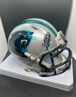 Chuba Hubbard Signed Mini Helmet Carolina Panthers Fanatics COA