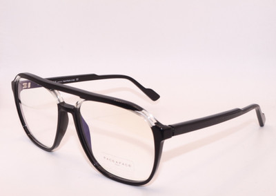 NEW FACE A FACE PARIS SEVEN 1 COL.100 BLACK AUTHENTIC DESIGNER EYEGLASSES 57-15