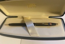 CROSS Century Ballpoint Pen Black Gold Matte Finish-AIB-Brand Logo-NEW