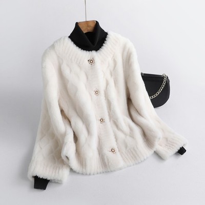 Women's Fur Coat Short Sheep Shearing Fur Coat Winter New Warm Wool Fur Jackets