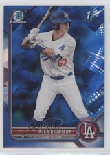2022 Bowman Chrome Draft Sapphire Edition Nick Biddison #BDC-165 6u5
