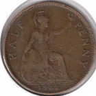 1932 George V Half Penny — photo from another recent sale