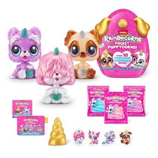 Rainbocorns Pocket Puppycorn 3 Pack by ZURU Toy Puppy Dog Mini Unboxing Girls Gi