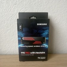 Samsung 990 PRO 1TB M.2 PCIe 4.0 NVMe Internal SSD Black 7450MB/s sealed new