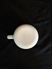 Vintage white milk glass piece featuring a climbing yellow rose pattern — photo 5