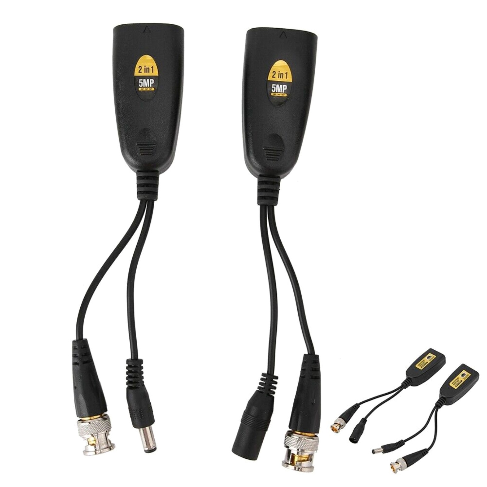 For Surveillance BNC To POE Adapter Balun Connector Twisted Pair Transmitter