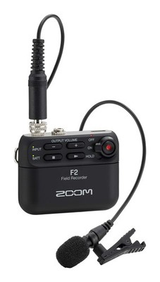 F2 Lavalier Body-Pack Recorder for Weddings, Filmmaking & Content Creation, w...