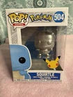 Funko Pop Squirtle #504 Vinyl Figure Pokemon 25th Anniversary Silver Metallic