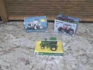 Lot of 3 Small Toy Tractors L/n