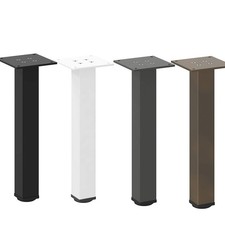 4 Stk. Couchtischbeine Schreibtischbeine Möbelbeine Barständer Stahl Tischbein