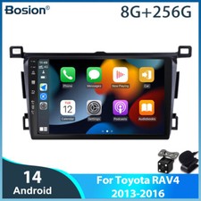 9'' Car Stereo For Toyota RAV4 2013-2016 Android 14 GPS NAVI CarPlay DSP 8G+256G