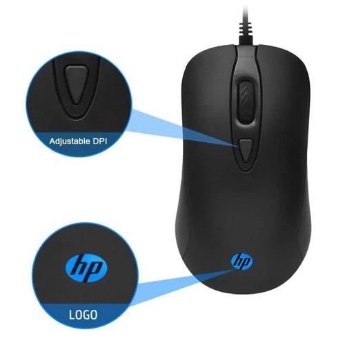 HP Wired Keyboard and Mouse Combo-FREE SHIPPING - Picture 7 of 8
