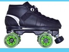 Jackson VIP Derby Quad Roller Speed Skates JR1200 Poison Wheels Viper Plate Sz 5