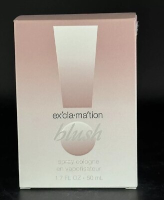 !Ex'cla'ma'tion Blush by COTY Spray Cologne 50ml 1.7fl oz NEW!