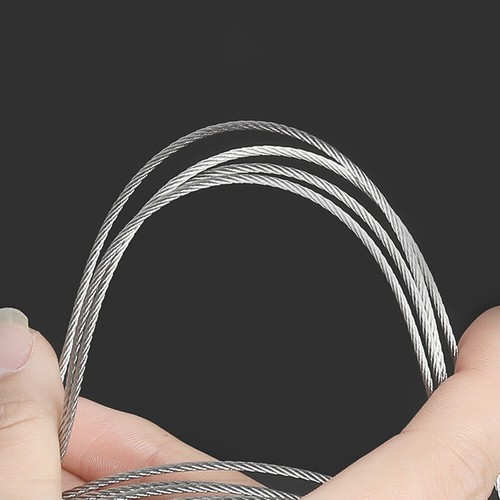 Outdoor Garden String Light Hanging Kit 25m Stainless Steel Wire Rope Cable P6M7 - Picture 6 of 8
