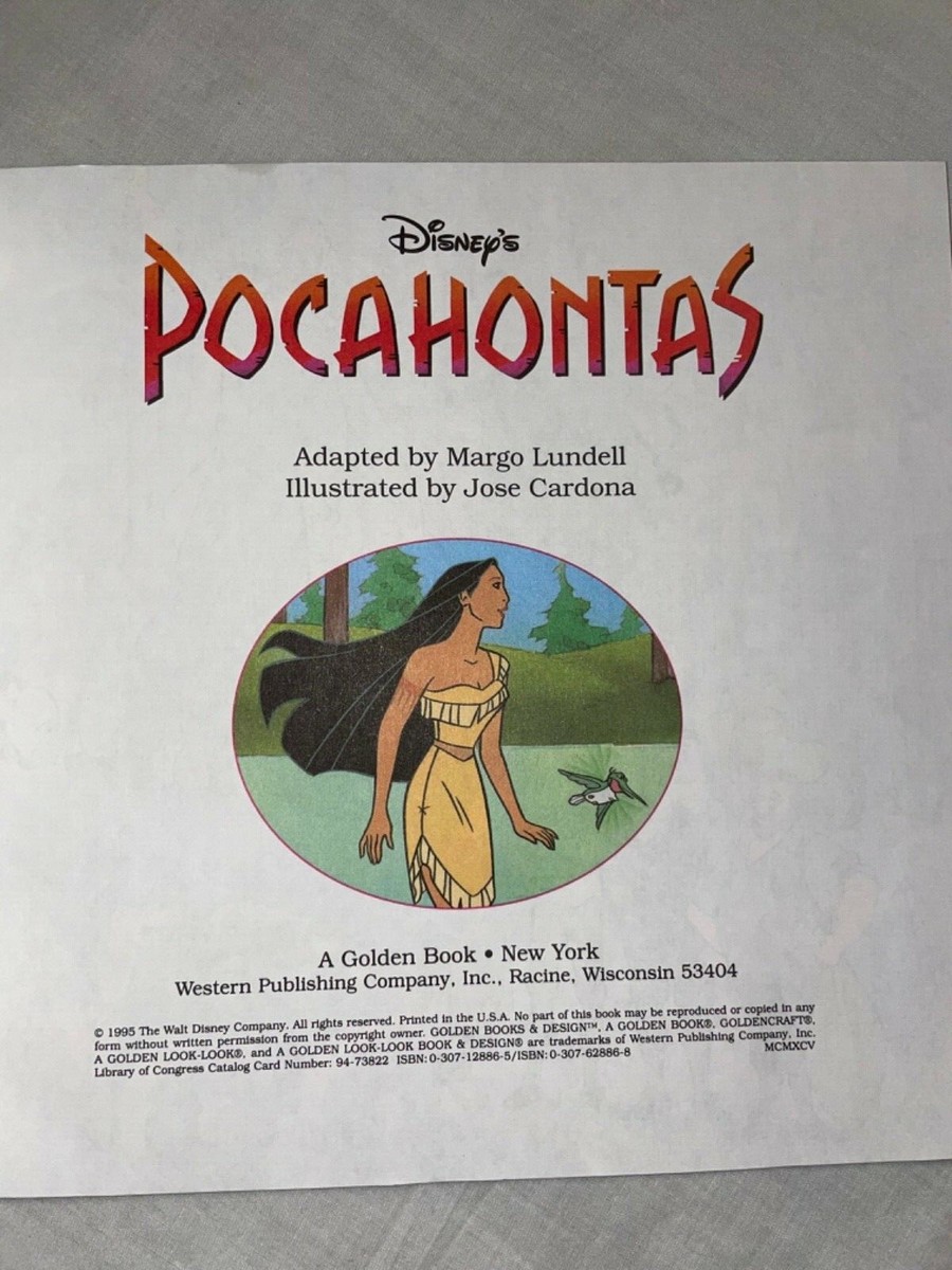 Disney's Pocahontas (Golden Books) by Lundell, Margo; Walt Disney