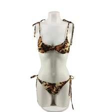 ZAFUL Beach Resort 2pc Swimwear Size 6 Animal Print Padded