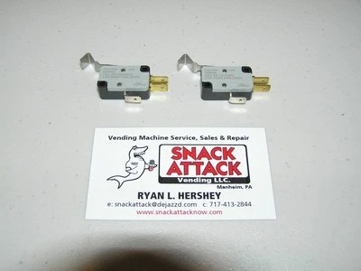 (2) VENDO 511, 540, 576, 630, 720 SODA VENDING MACHINE SELECTION SWITCHES
