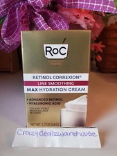 RoC Retinol Correxion Max  Hydration  Cream- Line Smoothing. 1.7 fl oz. ~ NEW ~