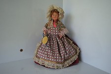 (N°8) ANCIENNE POUPEE FOLKLORIQUE DOLL ODETTE REINE PETITCOLLIN REGION AUVERGNE